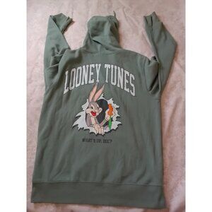Looney Tunes Bugs Bunny Hoodie Pullover Large